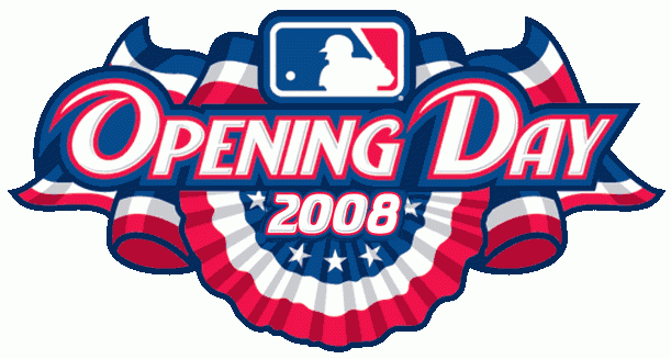 MLB Opening Day 2008 Primary Logo t shirts iron on transfers